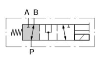 Walvoil DF 3/2 kaavio