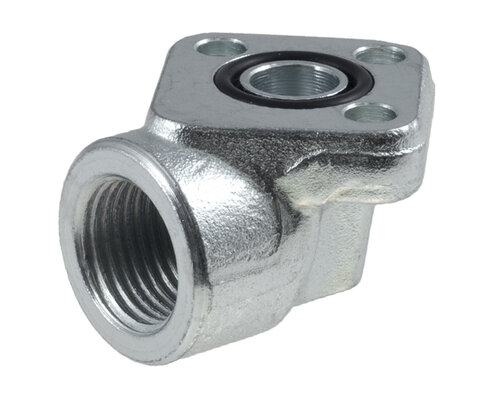 Connection flanges 90°