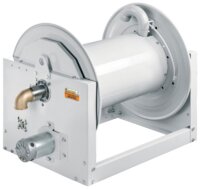 Hose reel with 24V motor