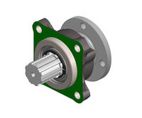 ISO 4 pulttinen adapteri uros/kardaani