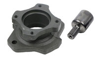 SAE B PTO - ISO 4 pulttinen adapteri