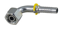 P019 - BSP - Female R 90° slip on nut & O-ring
