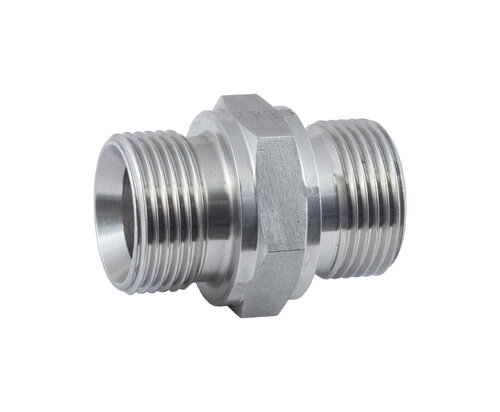 SS4000 - Straight adaptor M/M AISI316