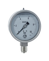SSAG100 - 1/2” BSP - AISI 316 pressure gauge vertical connection