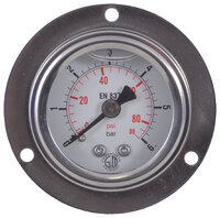 TG40 -Glycerine fill pressure gauge rear mount Ø40mm