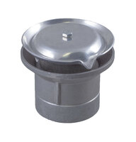 Pressure/underpressure valve